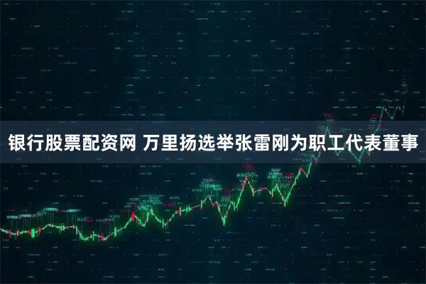 银行股票配资网 万里扬选举张雷刚为职工代表董事